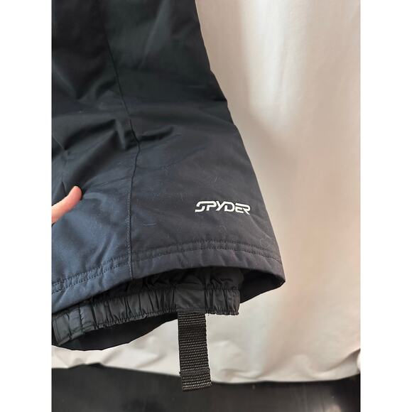 Spyder Women's Snow Pants Ski Snowboard Winter Sports Black Size 10 - Picture 2 of 7